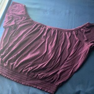 Maroon Off-the-Shoulder top GREAT CONDITION
